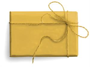 GOLD GLOSSY WRAPPING PAPER