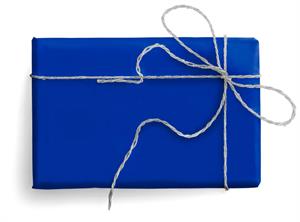 BLU GLOSSY WRAPPING PAPER